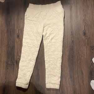 Universal Thread Quilted Cream Joggers
